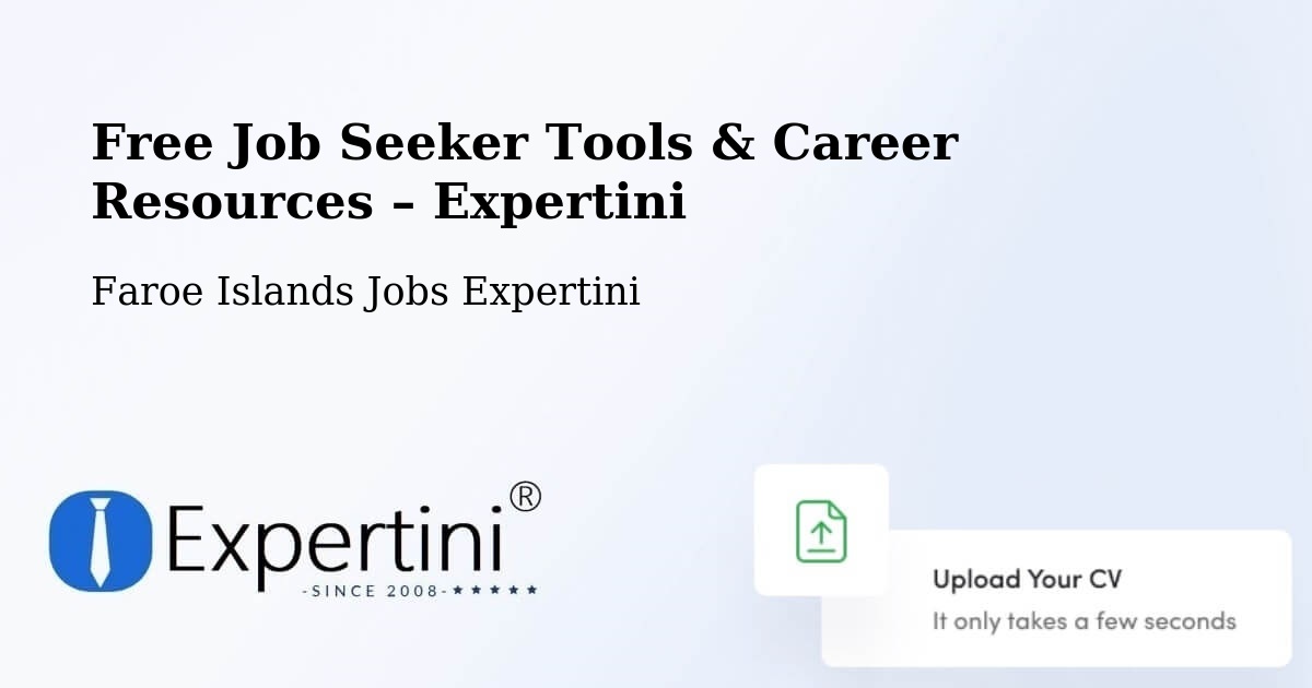 Free Job Seeker Tools & Career Resources – Við Sjógv - Við Sjógv, Faroe Islands Jobs Expertini