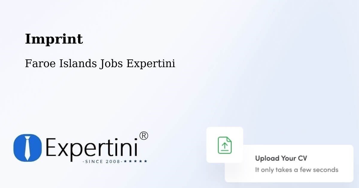 Imprint – Við Sjógv - Faroe Islands Jobs Expertini