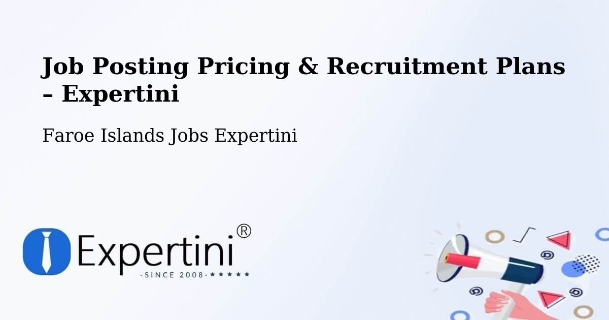 Job Posting Pricing & Recruitment Plans – Við Sjógv - Við Sjógv, Faroe Islands Jobs Expertini